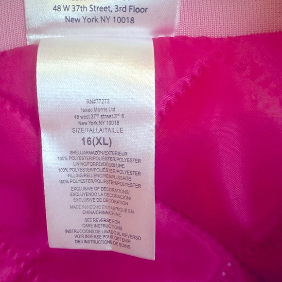 NWOT Barbie Girls Bomber Jacket, Logo 59 Zip-Up Varsity Jacket - Size 16 (XL) - Picture 4 of 6